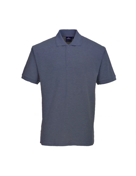 Polo Naples couleur : Gris Métal taille M - PORTWEST
