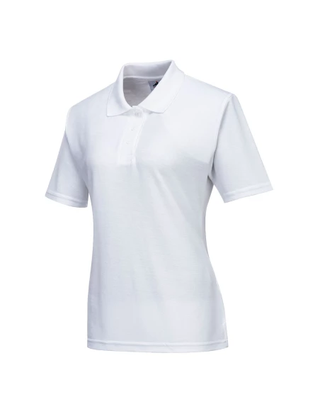 Polo Femme Naples couleur : Blanc taille L - PORTWEST