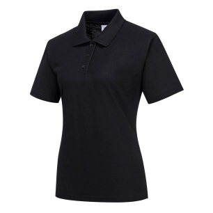Polo Femme Naples couleur : Noir taille S - PORTWEST