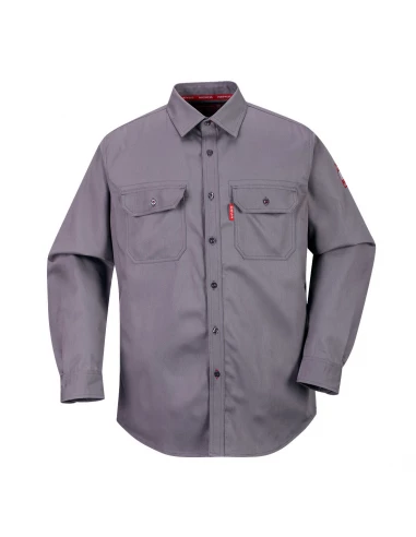 Chemise Bizflame 88/12 couleur : Gris taille 5XL - PORTWEST