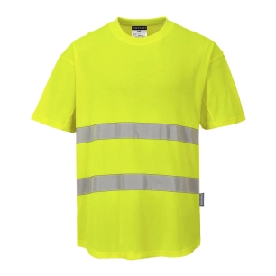 T-shirt aéré couleur : Jaune taille L - PORTWEST