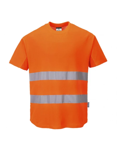 T-shirt aéré couleur : Orange taille S - PORTWEST