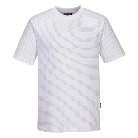 T-Shirt antistatique ESD couleur : Blanc taille XXXL - PORTWEST
