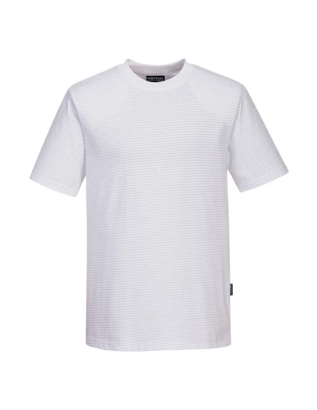 T-Shirt antistatique ESD couleur : Blanc taille XXXL - PORTWEST