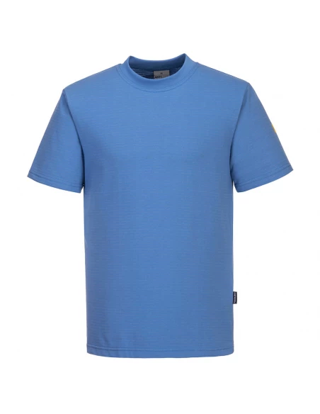 T-Shirt antistatique ESD couleur : Bleu Hamilton taille XXXL - PORTWEST