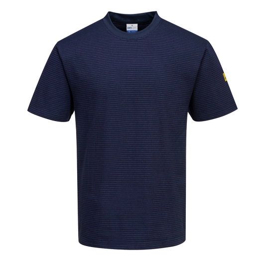 T-Shirt antistatique ESD couleur : Marine taille XL - PORTWEST