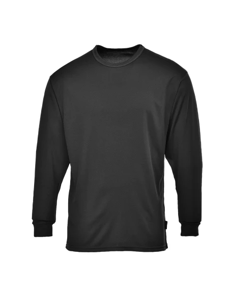 T-shirt ML thermique baselayer couleur : Noir taille M - PORTWEST