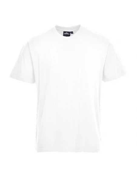T-Shirt Premium Turin couleur : Blanc taille M - PORTWEST