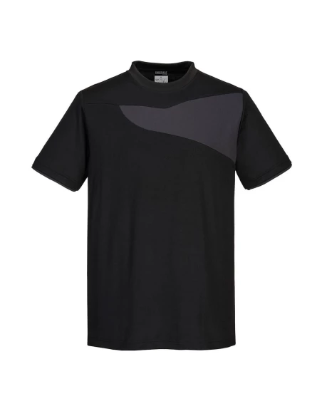 T-shirt PW2 M/C couleur : Noir/ Zoom Gris taille XXXL - PORTWEST