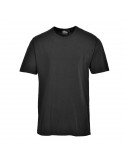 T-shirt Thermique Manches courtes couleur : Noir taille M - PORTWEST