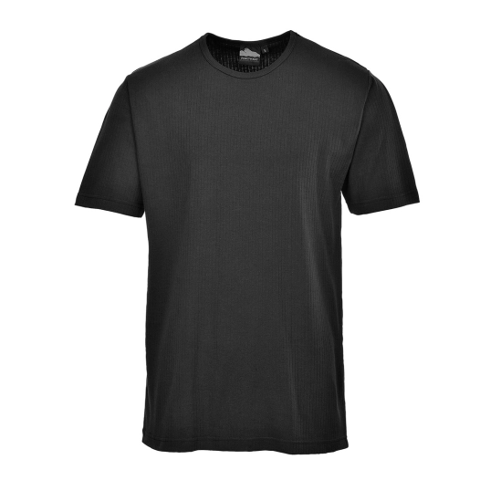 T-shirt Thermique Manches courtes couleur : Noir taille XXL - PORTWEST