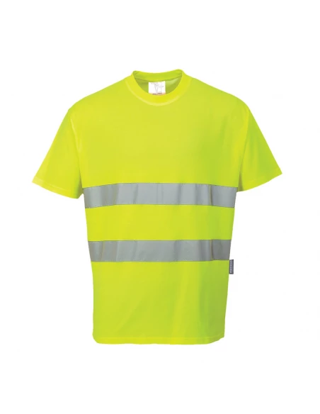 Tee-shirt confort coton couleur : Jaune taille XXXL - PORTWEST