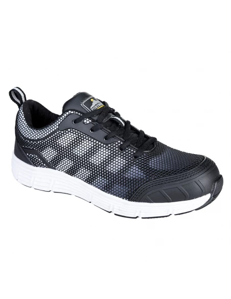 Tennis TOVE Steelite S1P couleur : Noir/Blanc taille 43 - PORTWEST