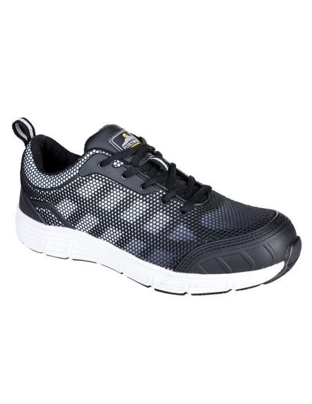 Tennis TOVE Steelite S1P couleur : Noir/Blanc taille 44 - PORTWEST