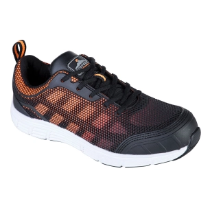 Tennis TOVE Steelite S1P couleur : Noir/Orange taille 37 - PORTWEST
