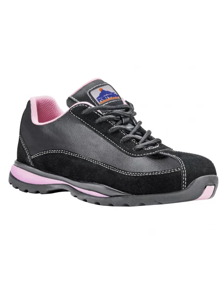 Trainer Femme S1P HRO couleur : Noir/Rose taille 40 - PORTWEST