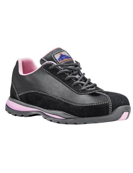Trainer Femme S1P HRO couleur : Noir/Rose taille 42 - PORTWEST