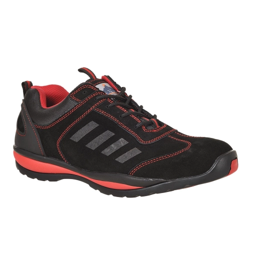Chaussure de sécurité Trainer Lusum S1P HRO Steelite couleur : Rouge taille 36 - PORTWEST