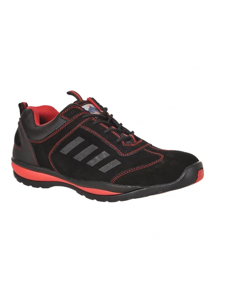 Chaussure de sécurité Trainer Lusum S1P HRO Steelite couleur : Rouge taille 45 - PORTWEST