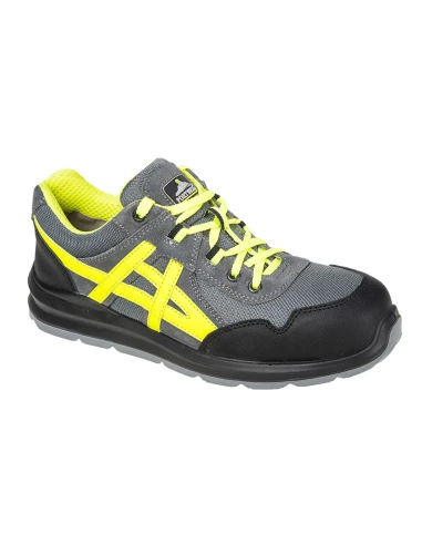 Chaussure de sécurité Trainer MERSEY Steelite S1 couleur : Gris taille 41 - PORTWEST