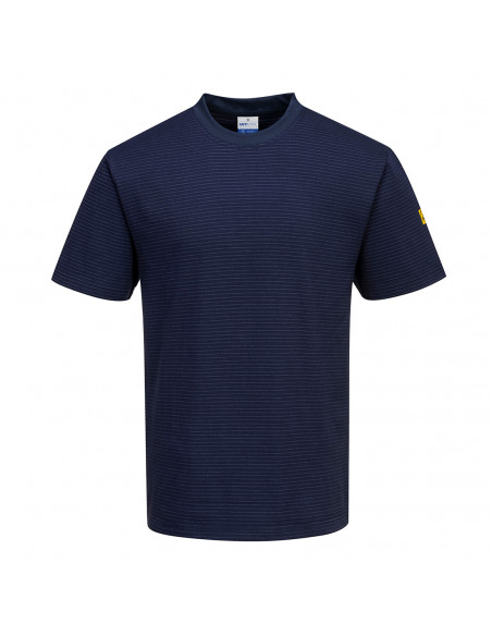 T-Shirt antistatique ESD couleur : Marine taille XXXL - PORTWEST