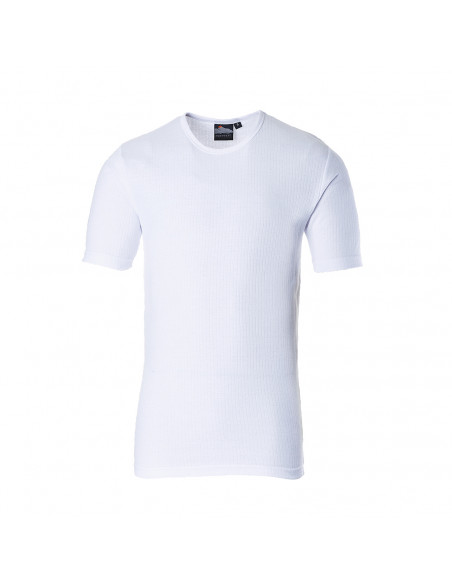 T-shirt Thermique Manches courtes couleur : Blanc taille L - PORTWEST