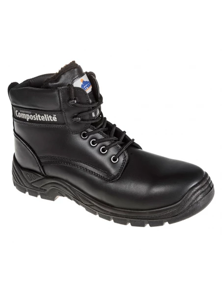 Brodequin Thor composite fourré S3 CI couleur : Noir taille 43 - PORTWEST