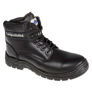 Brodequin Thor composite fourré S3 CI couleur : Noir taille 48 - PORTWEST