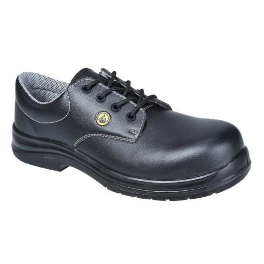 Chaussure de sécurité à lacets Composite ESD S2 couleur : Noir taille 43 - PORTWEST