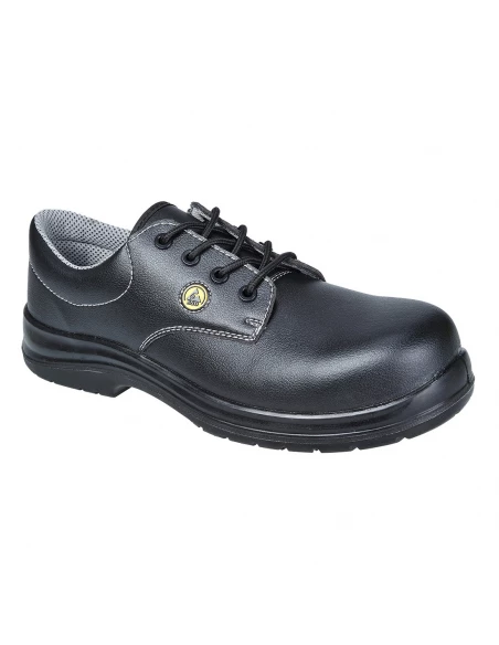 Chaussure de sécurité à lacets Composite ESD S2 couleur : Noir taille 47 - PORTWEST