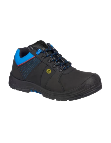 Chaussure de sécurité Portwest Compositelite Protector S3 ESD HRO couleur : Noir/Bleu taille 43 - PORTWEST