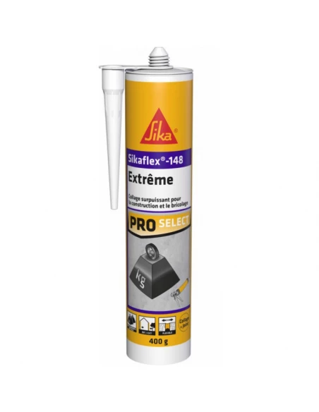 SIKAFLEX 148 colle mono composante EXTREME BLANC 380G - SIKA