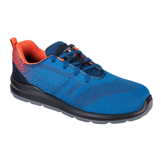 Chaussure Steelite Aire S1P couleur : Bleu/orange taille 45 - PORTWEST