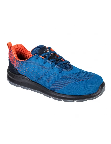 Chaussure Steelite Aire S1P couleur : Bleu/orange taille 46 - PORTWEST