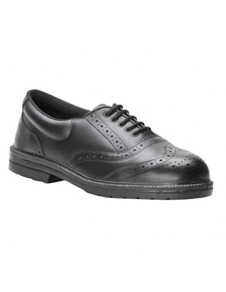 Chaussure Ville Brogue Steelite S1P couleur : Noir taille 39 - PORTWEST
