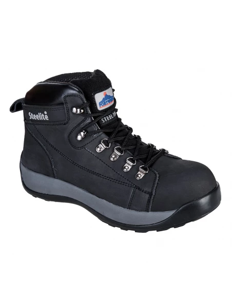 Mi-brodequin Steelite Nubuck SB HRO couleur : Noir taille 45 - PORTWEST