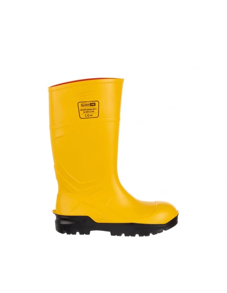 Botte PU S5 CI FO couleur : Jaune taille 39 - PORTWEST