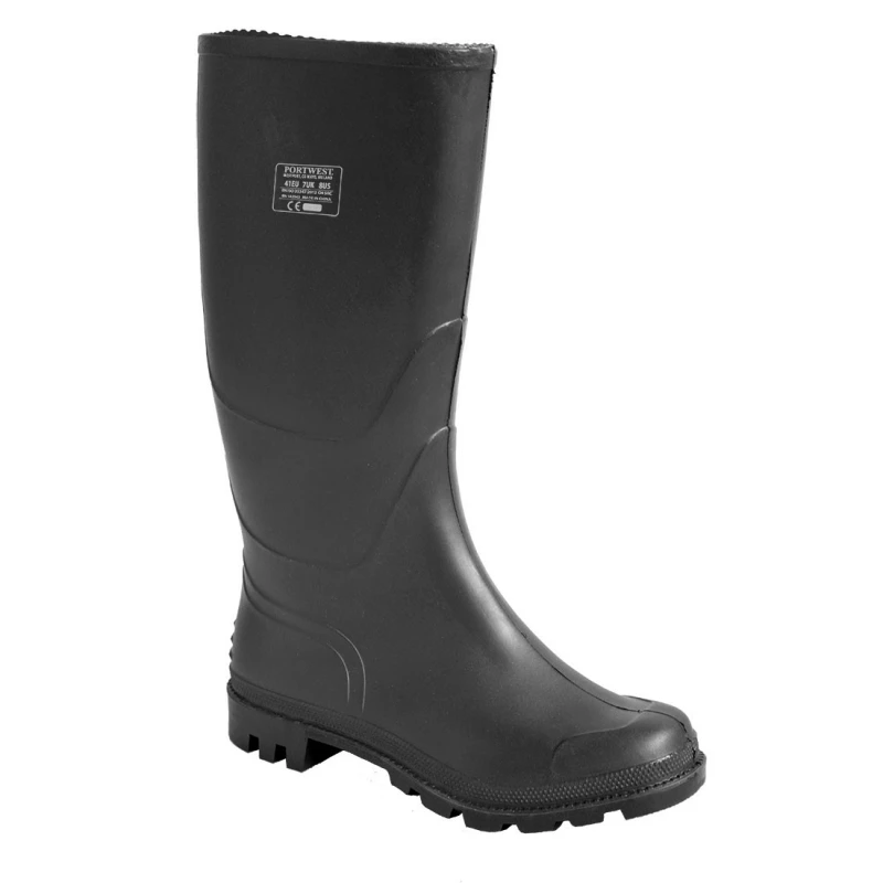Botte PVC Wellington 04 couleur : Noir taille 39 - PORTWEST