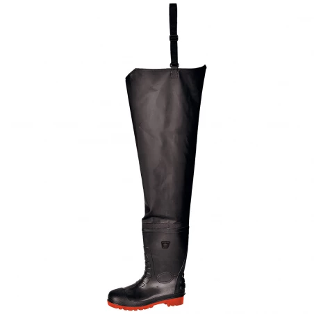 Cuissardes - Waders S5 couleur : Noir taille 46 - PORTWEST