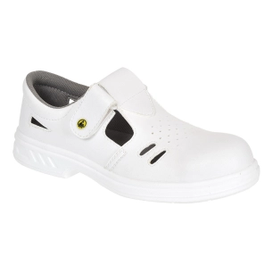 Sandale de sécurité Ebro Steelite ESD S1 classe 3 couleur : Blanc taille 38 - PORTWEST