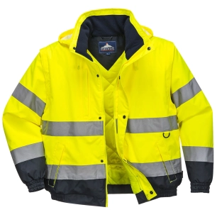 Blouson 2-en-1 HiVis couleur : Jaune taille 4XL - PORTWEST