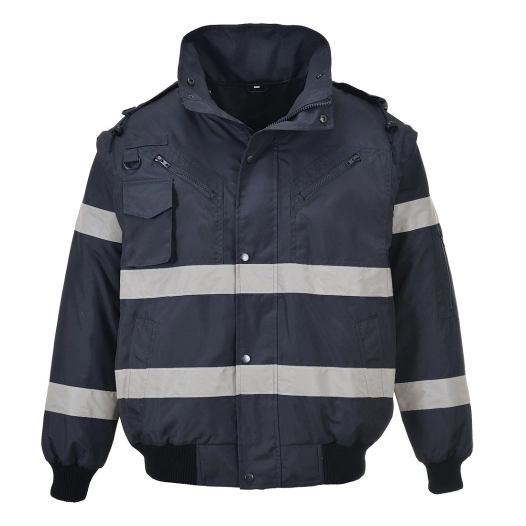 Blouson Bomber Iona 4 en 1 couleur : Marine taille 4XL - PORTWEST