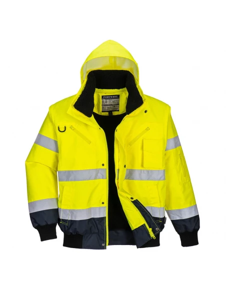 Blouson Haute-Visibilité bicolore couleur : Jaune/Marine taille 6XL - PORTWEST