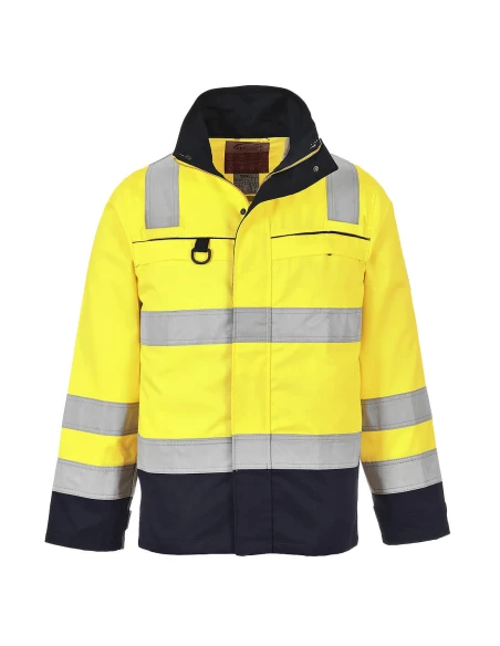 Blouson Haute-Visibilité multirisques couleur : Jaune/Marine taille M - PORTWEST