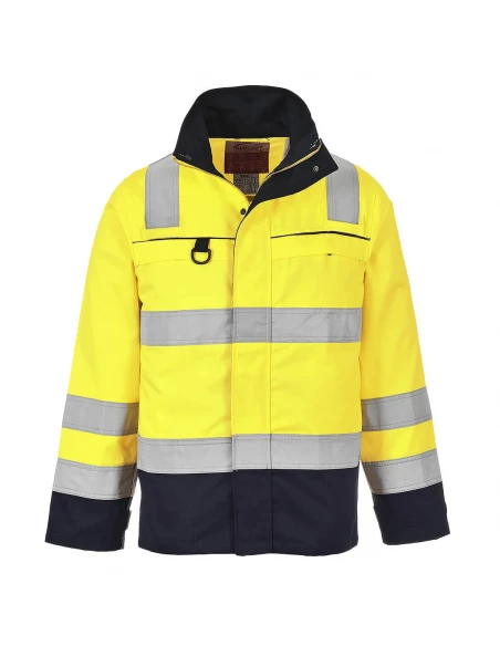 Blouson Haute-Visibilité multirisques couleur : Jaune/Marine taille XXXL - PORTWEST