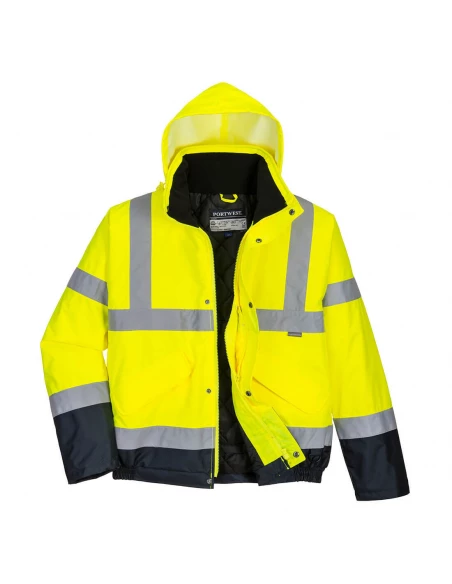 Blouson HV bicolore couleur : Jaune/Marine taille XL - PORTWEST