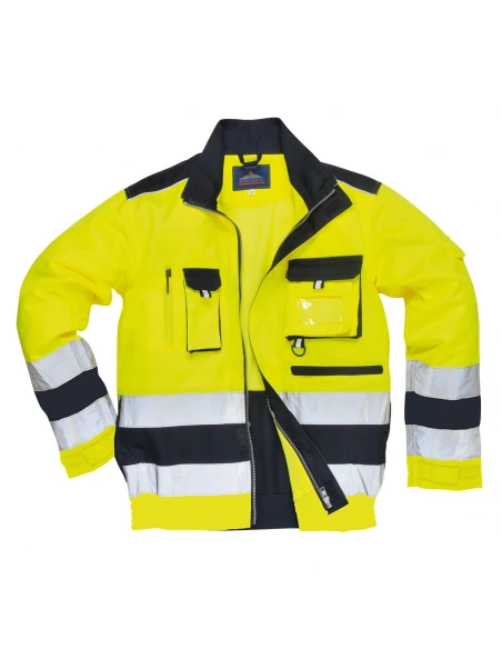Blouson HV Lille couleur : Jaune/Marine taille XXXL - PORTWEST