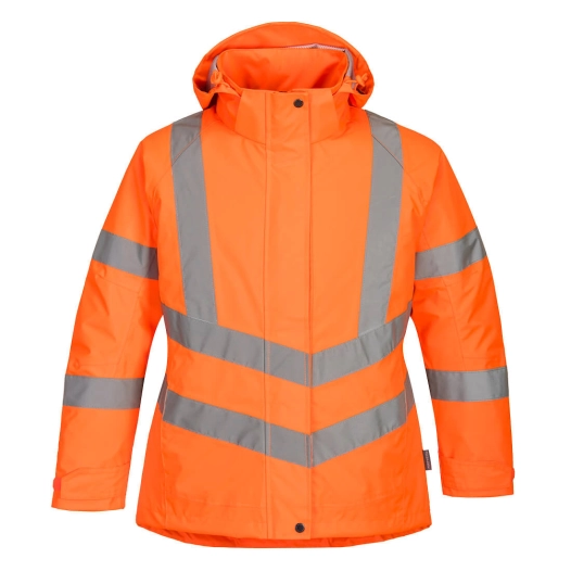 Parka d'hiver haute visibilité pour Femme couleur : Orange taille M - PORTWEST