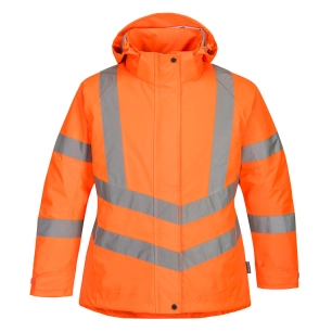 Parka d'hiver haute visibilité pour Femme couleur : Orange taille S - PORTWEST