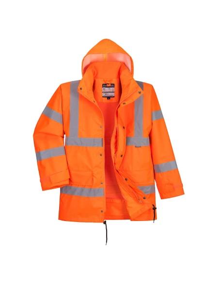 Parka Haute-Visibilité Respirante Interactive couleur : Orange taille S - PORTWEST